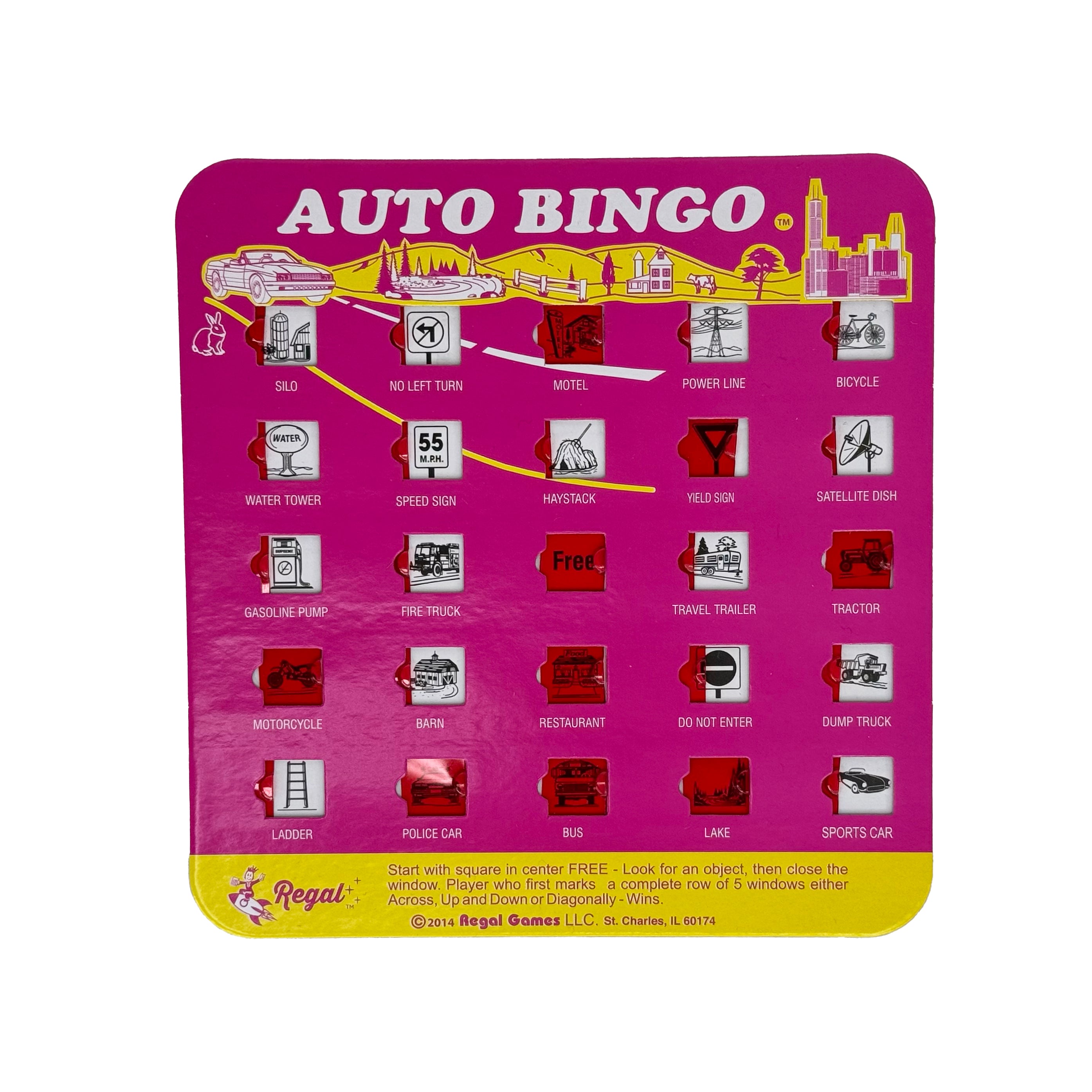 Auto Bingo (Single Card) - Random Card/Color