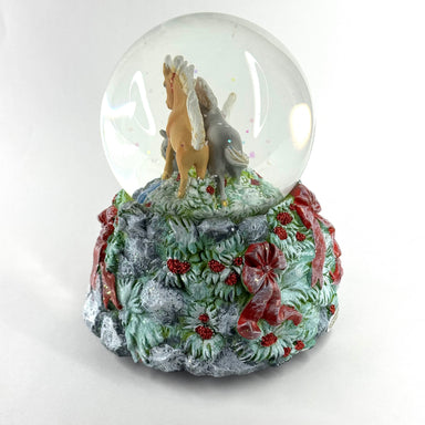 Breyer Winter Woodland Musical Snowglobe