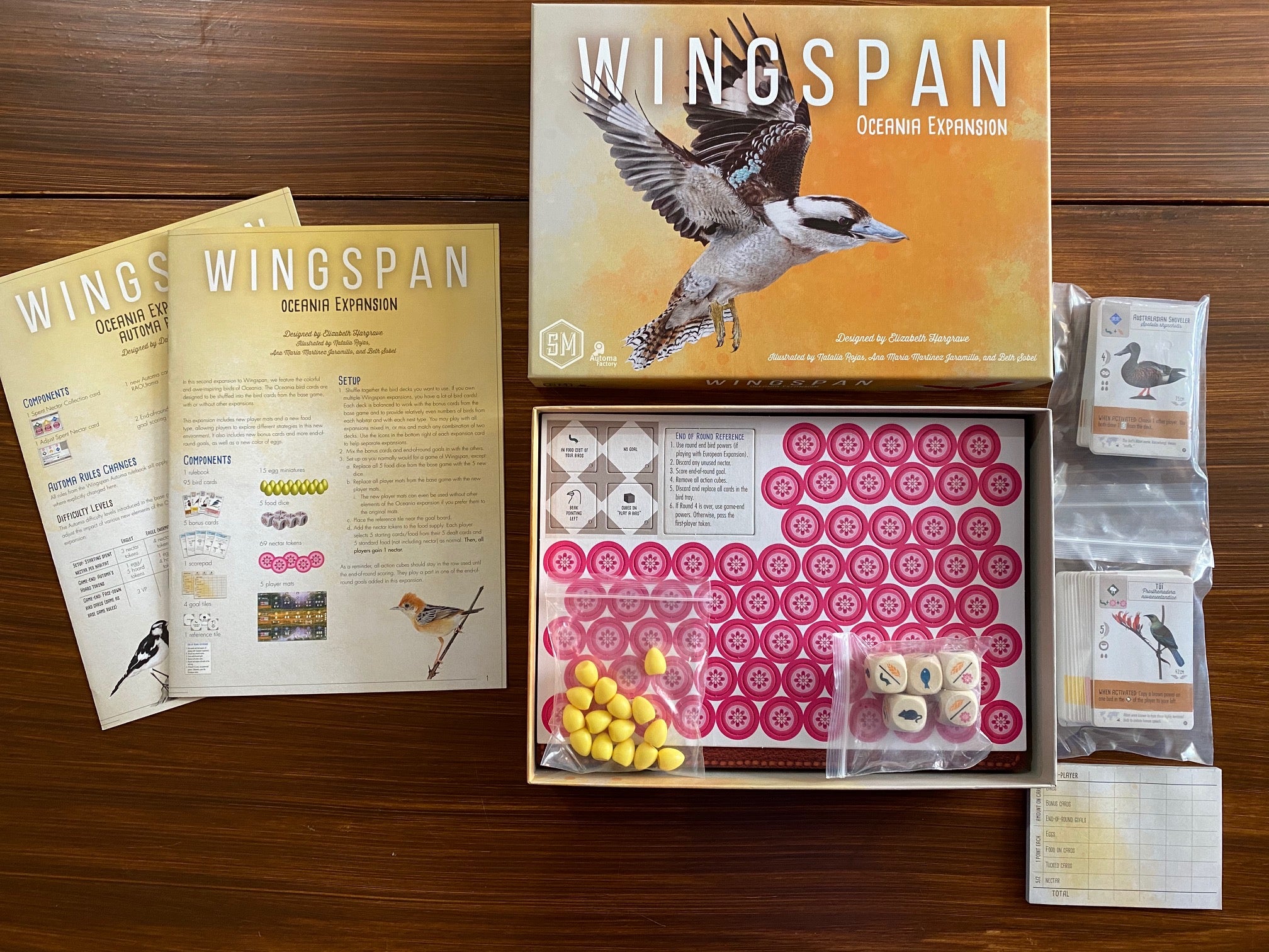 Stonemaier Games Wingspan Oceania Expansion