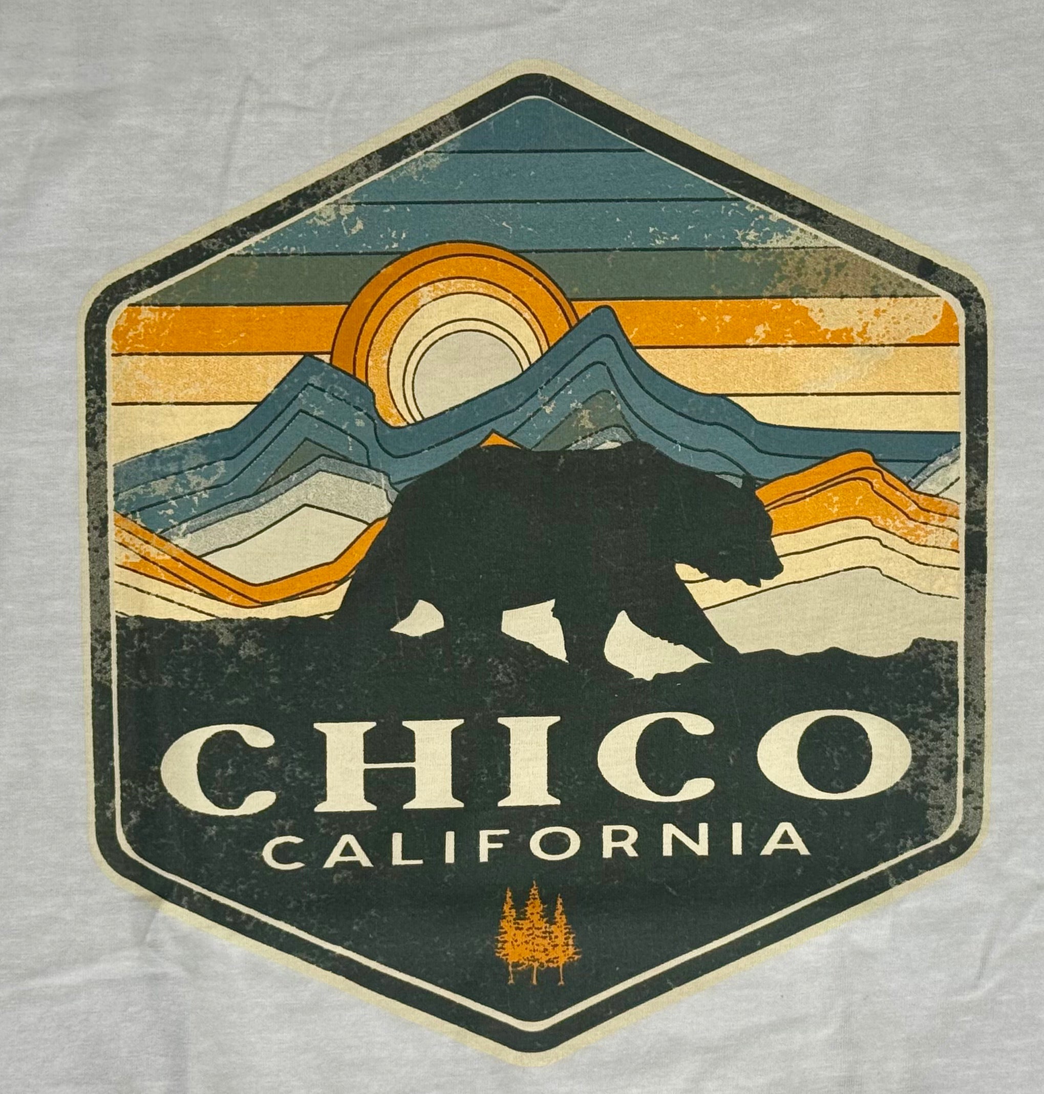 Night Owl Grizzly 100% Cotton Chico T-Shirt
