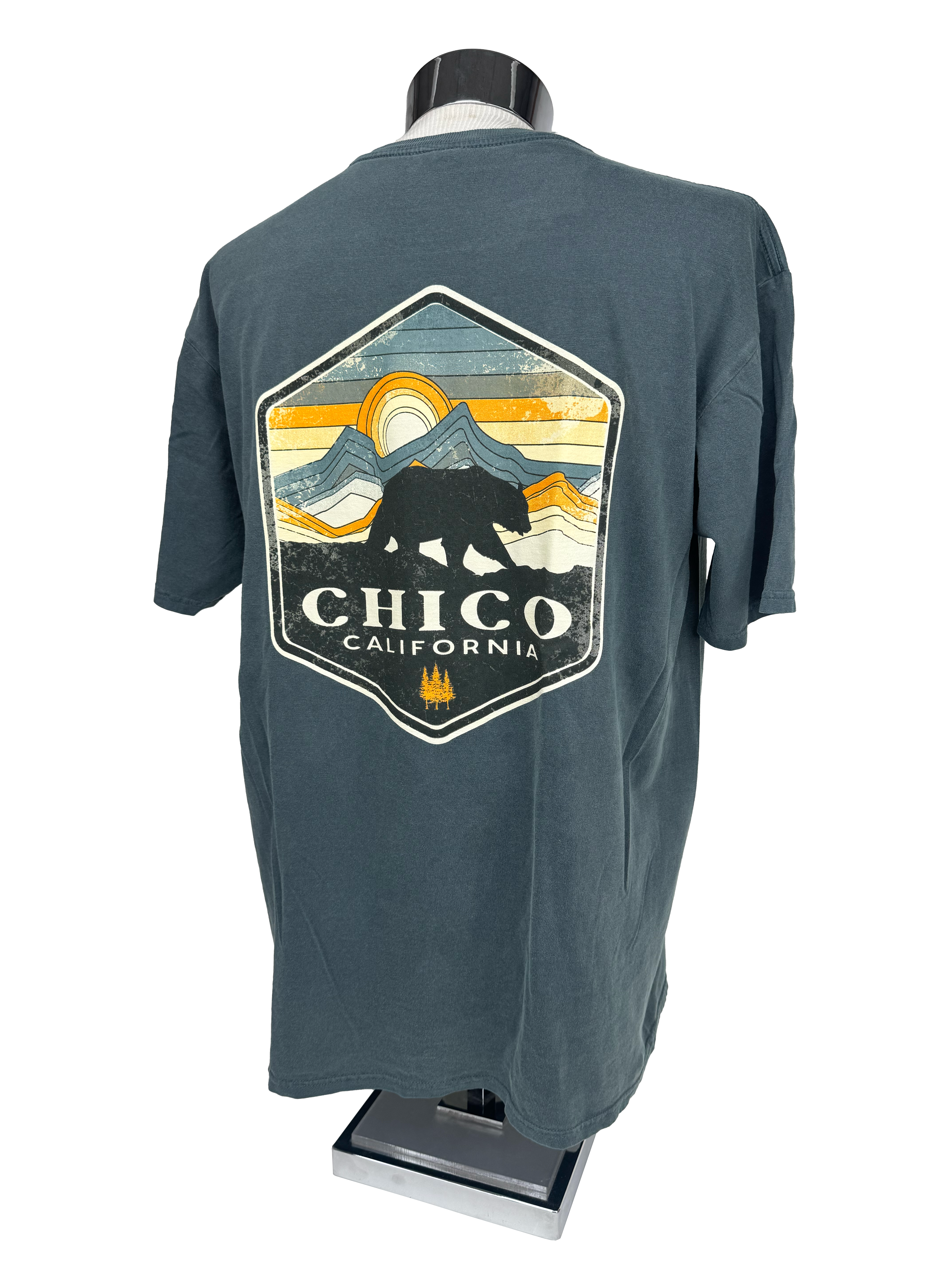 Night Owl Grizzly 100% Cotton Chico T-Shirt Forest S 07719743