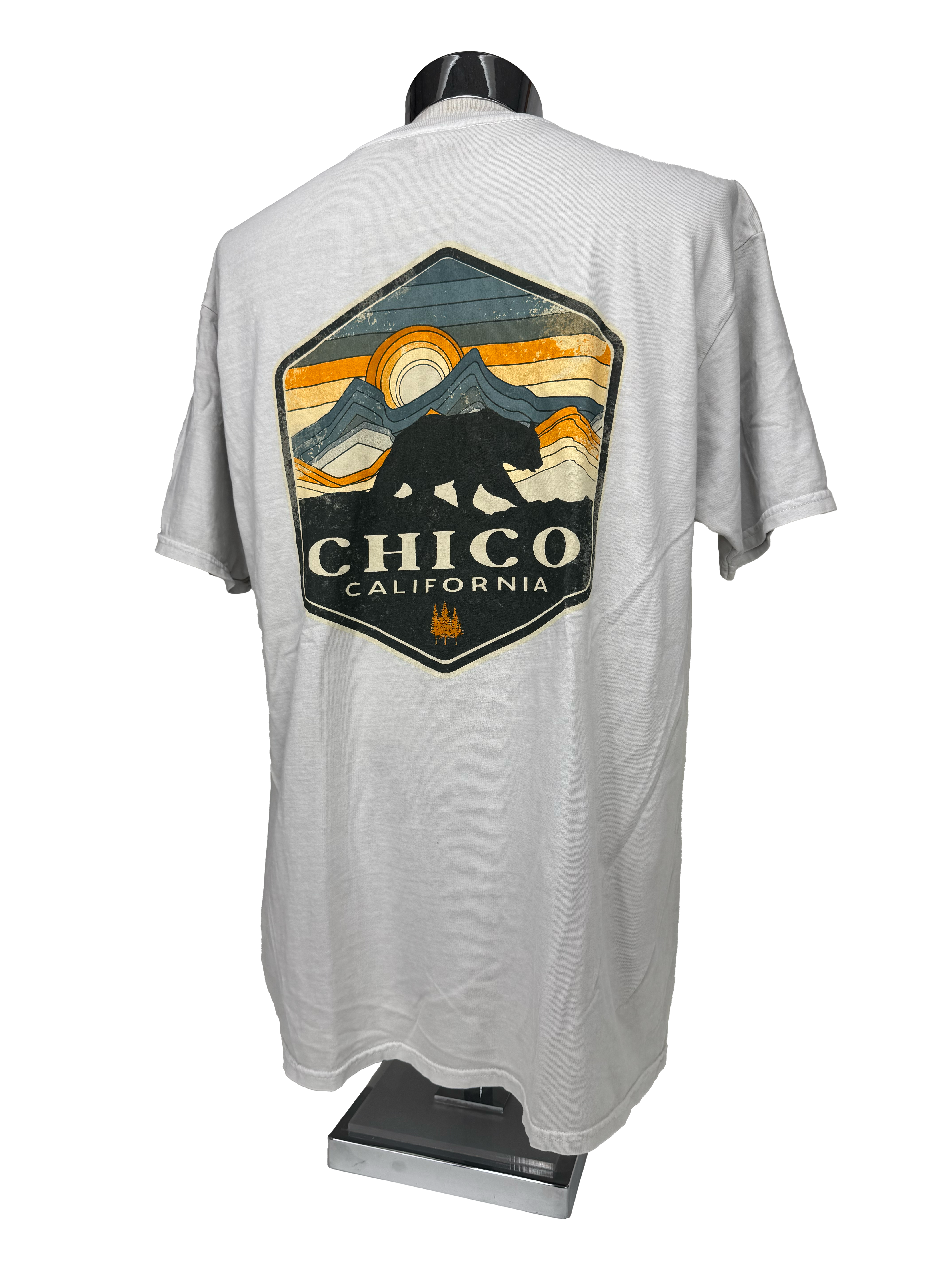 Night Owl Grizzly 100% Cotton Chico T-Shirt Cement S 04999999