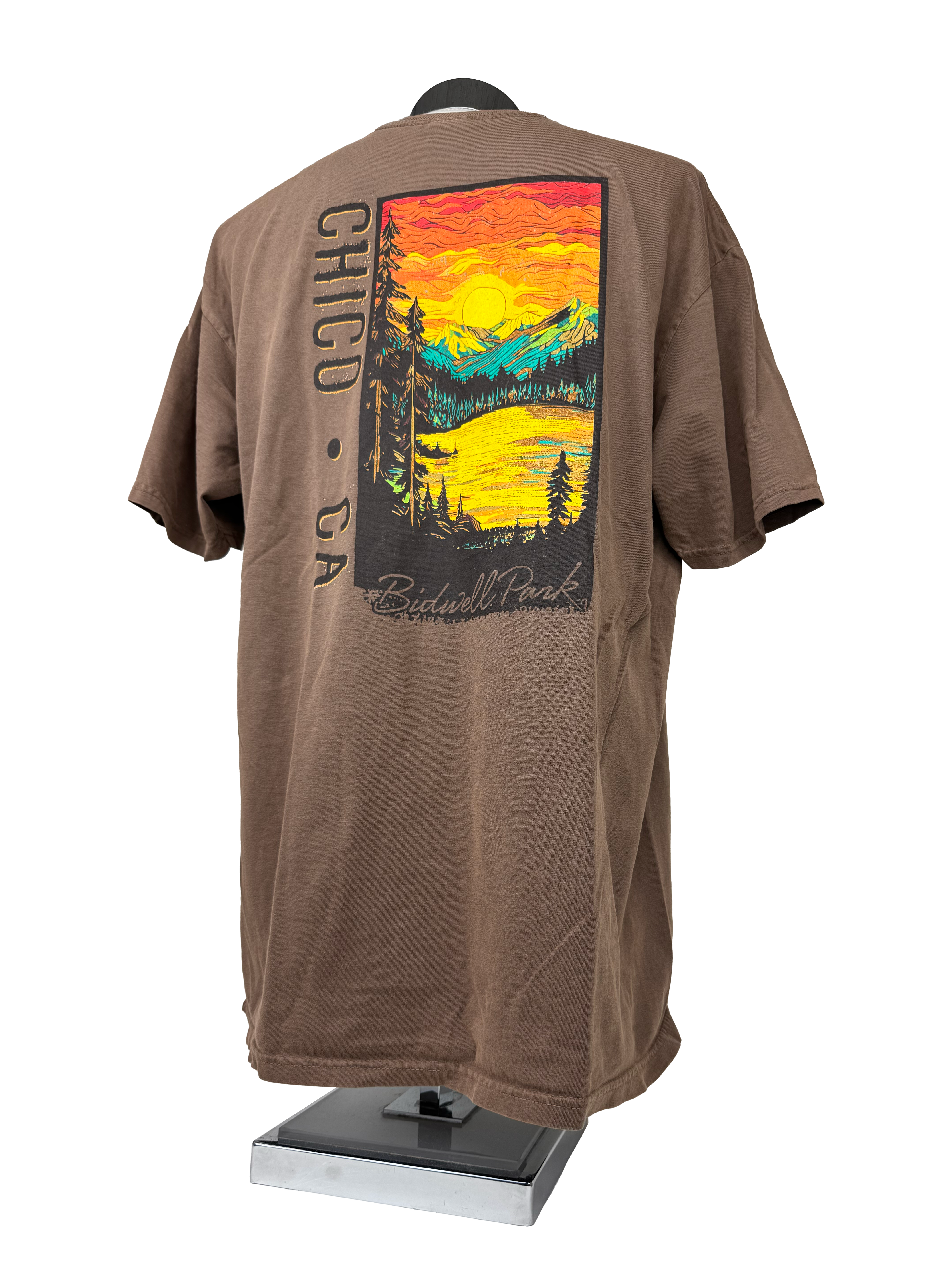Transcending Moutains 100% Cotton Chico T-Shirt Coffee Bean S 36235839