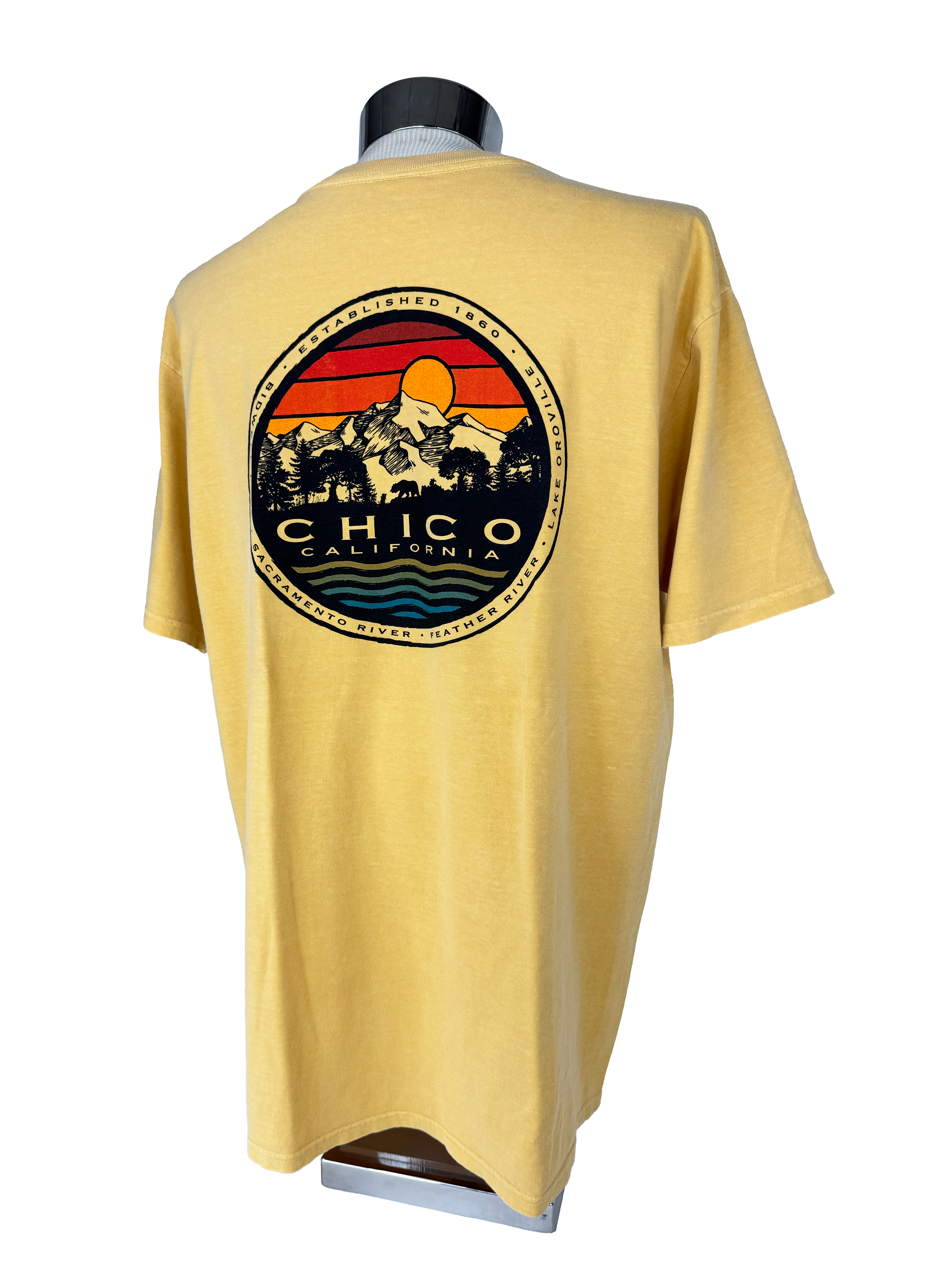 Tactless Oak Logo Chico T-Shirt Mustard S 3282020.13