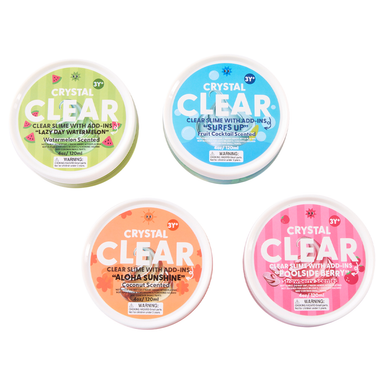 Jadore Crystal Clear Scented Slime with Add-Ins (Single) - Random Color