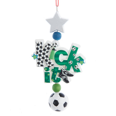 Kick It Soccer Dangle Ornament