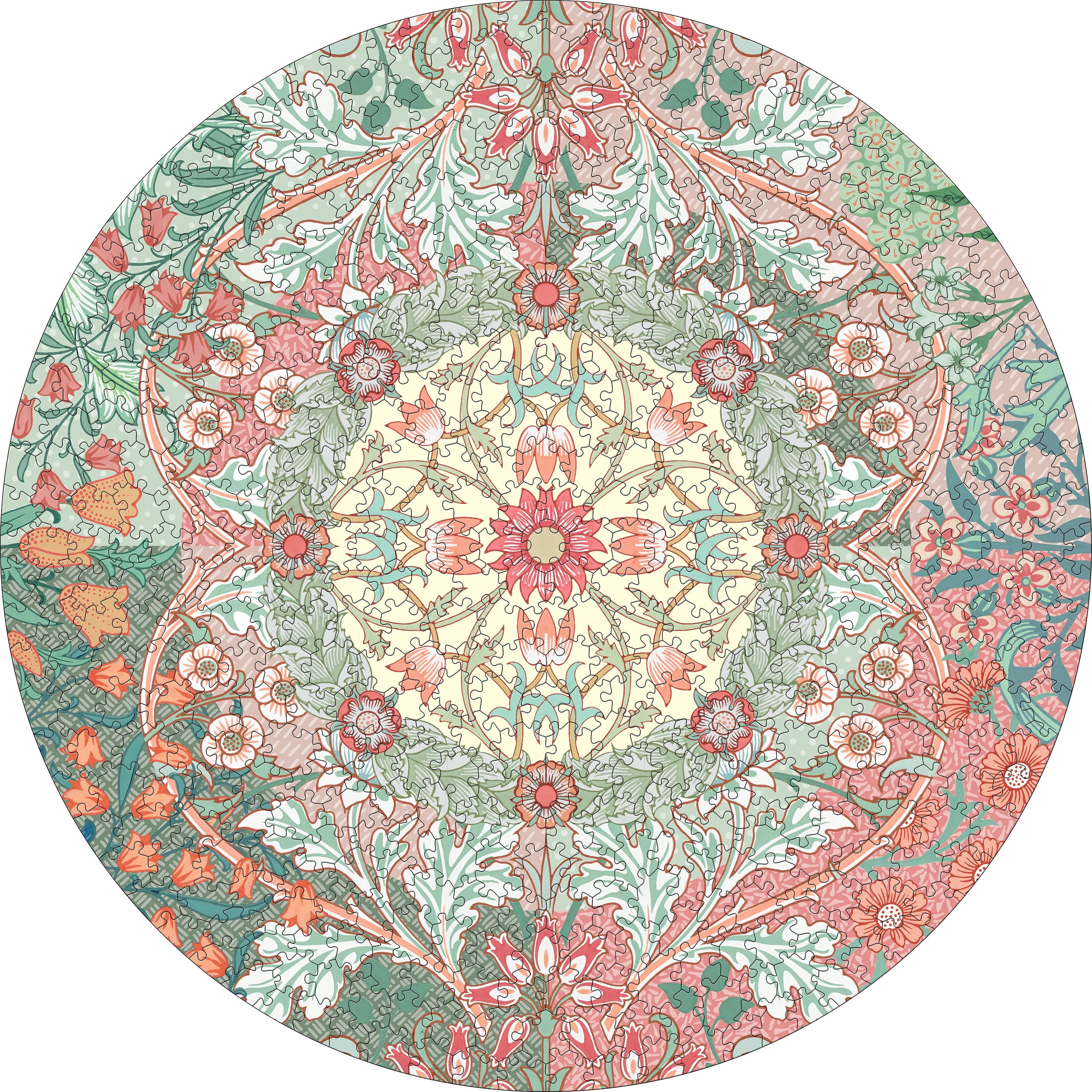 William Morris 500 Piece Circular Puzzle