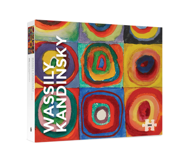 Wassily Kandinsky Squares with Concentric Rings 500 Piece Puzzle