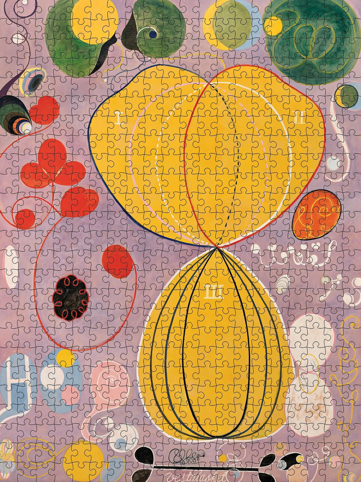 POM Hilma af Klint: No. 7, Adulthood 500 Piece Jigsaw Puzzle