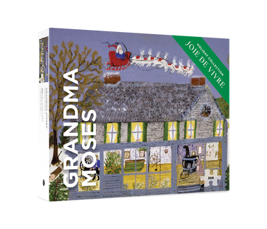 Grandma Moses Santa Claus II 500 Piece Puzzle
