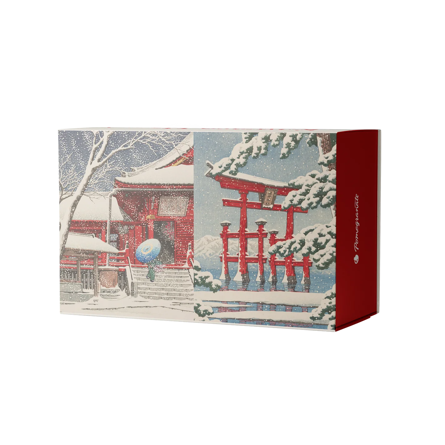 Kawase Hasui Snowfall 120-Piece Double-Sided Puzzle Set