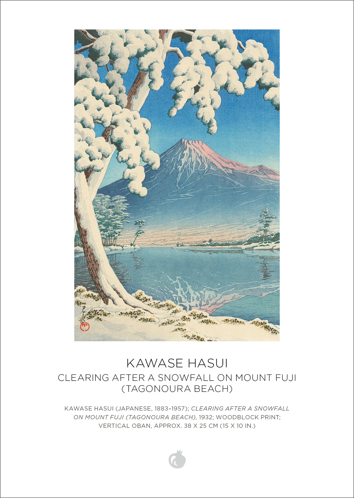 Kawase Hasui Snowfall 120-Piece Double-Sided Puzzle Set