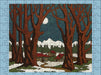 CJ Hurley Snowy Cabins 120-Piece Double-Sided Puzzle Set