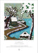 CJ Hurley Snowy Cabins 120-Piece Double-Sided Puzzle Set