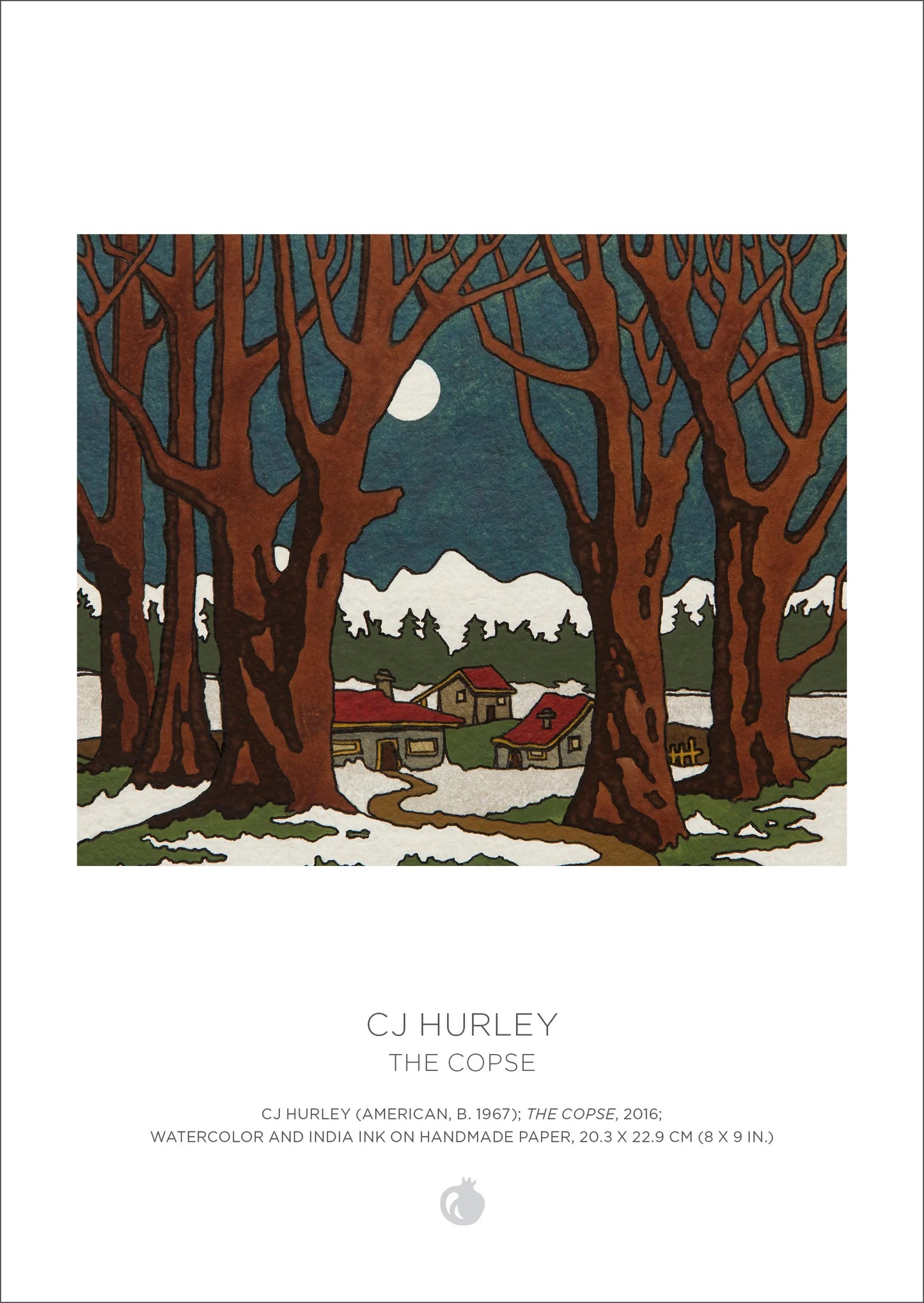 CJ Hurley Snowy Cabins 120-Piece Double-Sided Puzzle Set