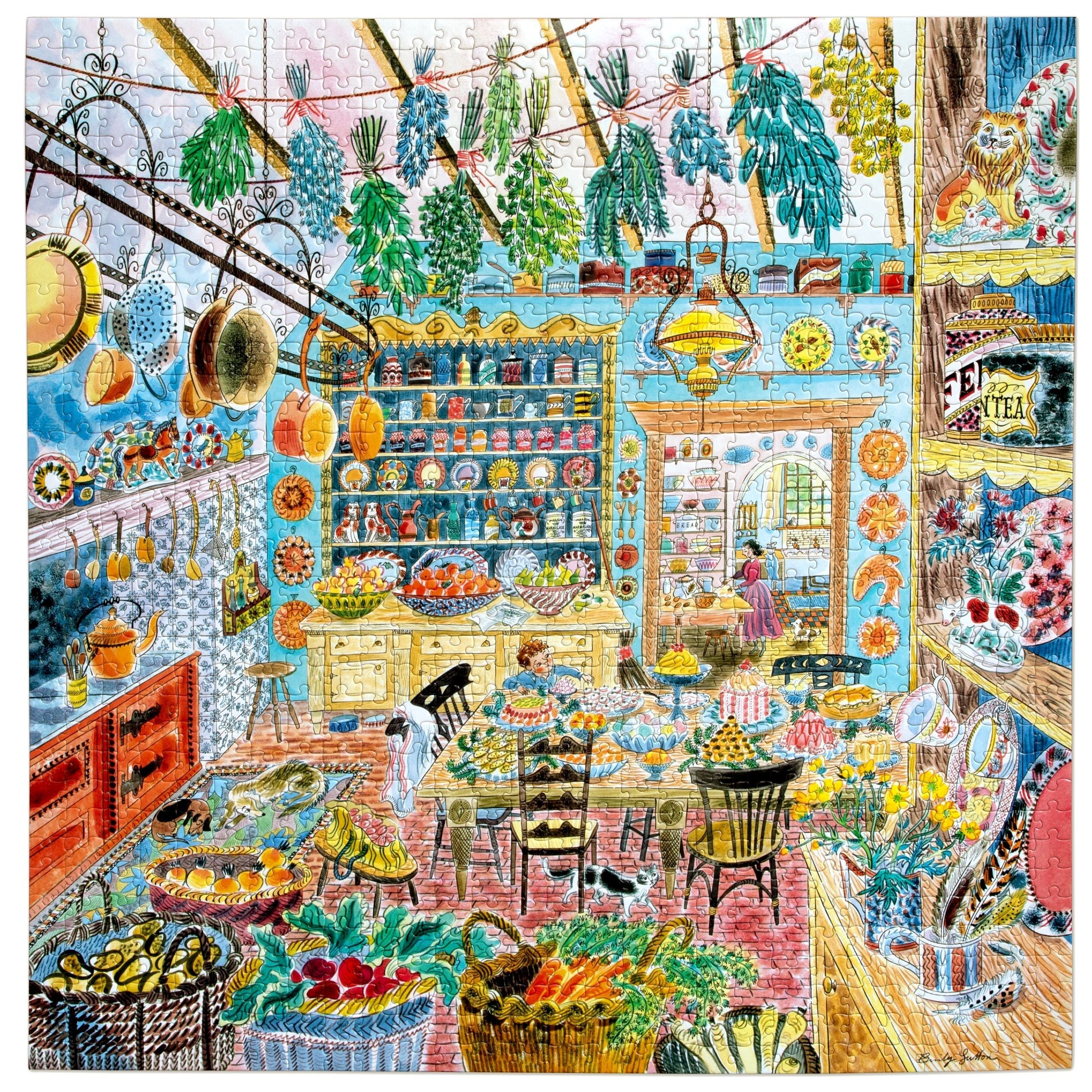 eeBoo Victorian Kitchen 1000 Piece Puzzle