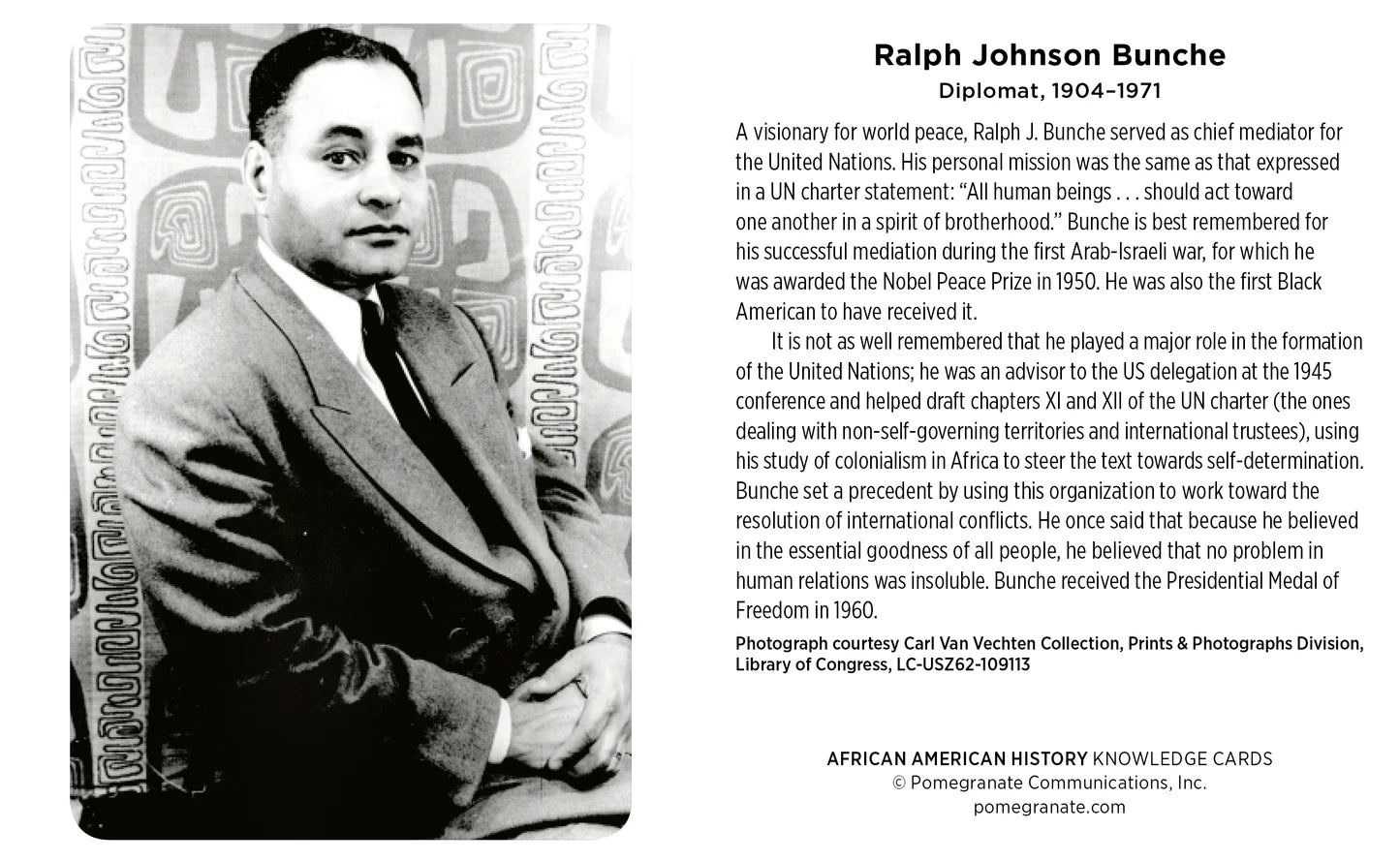 POM African American History Knowledge Cards