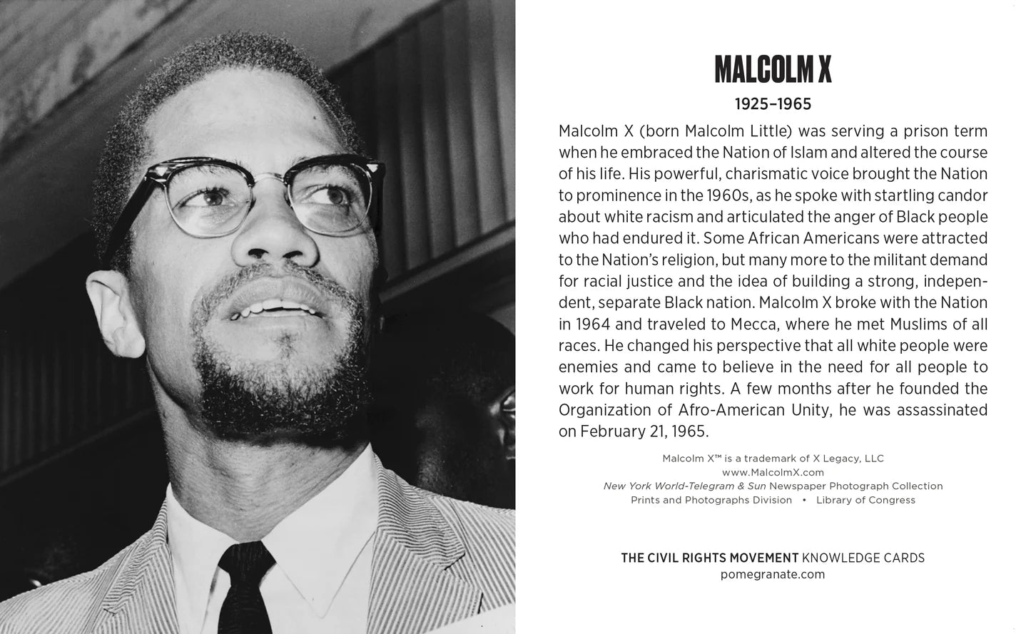 The Civil Rights Movement Knowledge Cards