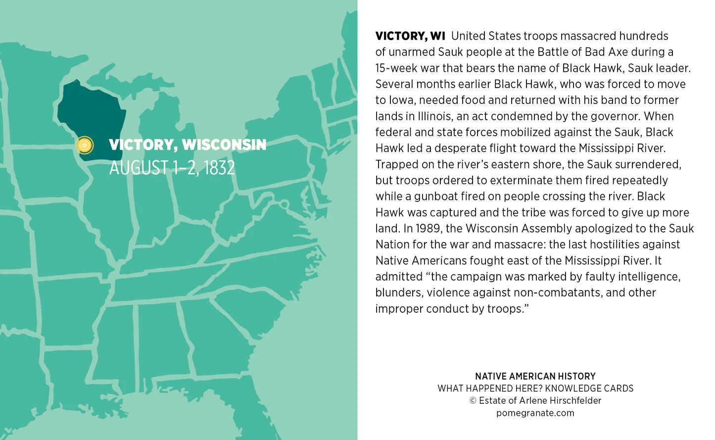 Knowledge Cards - Native American History
