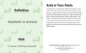 Knowledge Cards - In Two Shakes of a Lamb's Tail