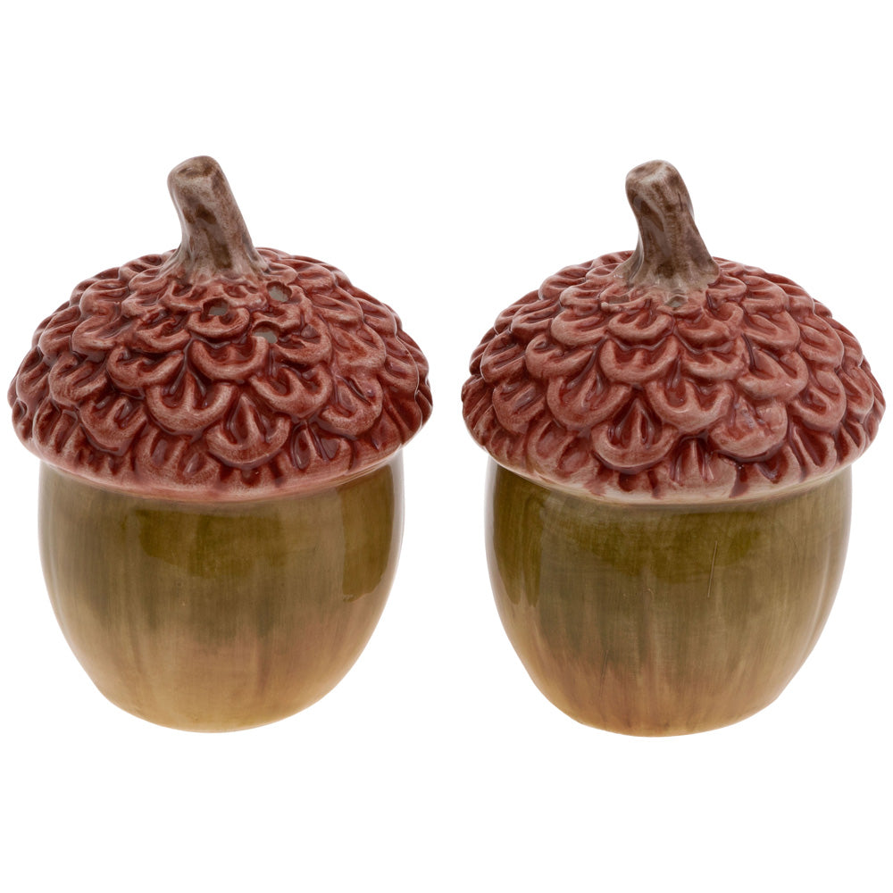 Autumn Acorn Salt and Pepper Shakers    
