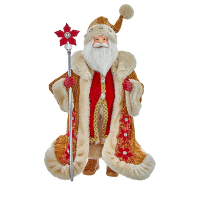 Holiday Diamonds 18" Santa Figurine
