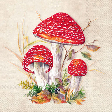 Toad Cream Luncheon Napkins    