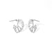 Boma Sterling Silver Monstera Leaf Post Earrings