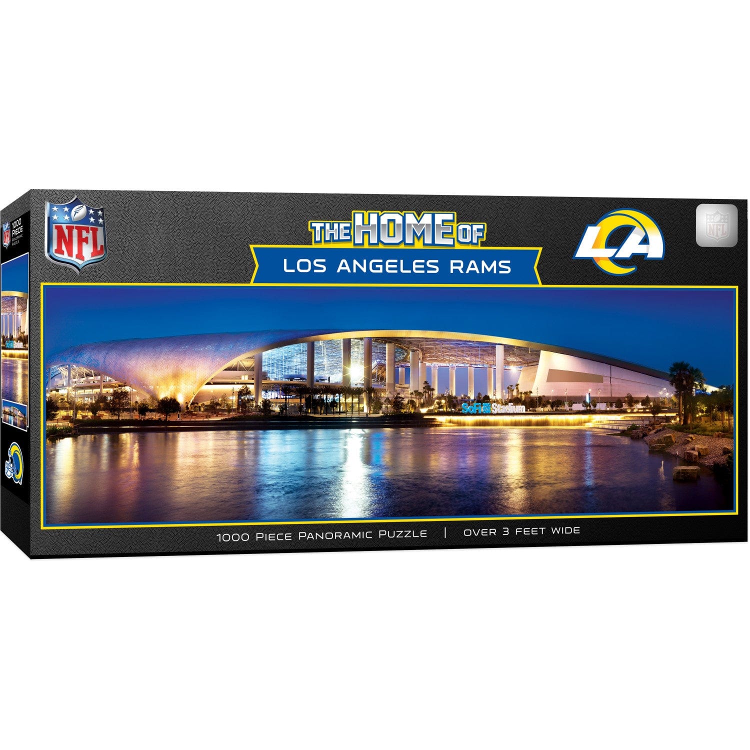 Los Angeles Rams NFL Stadium View 1000 Piece Panoramic Puzzle