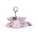 Jellycat Lavender Dragon Bag Charm    