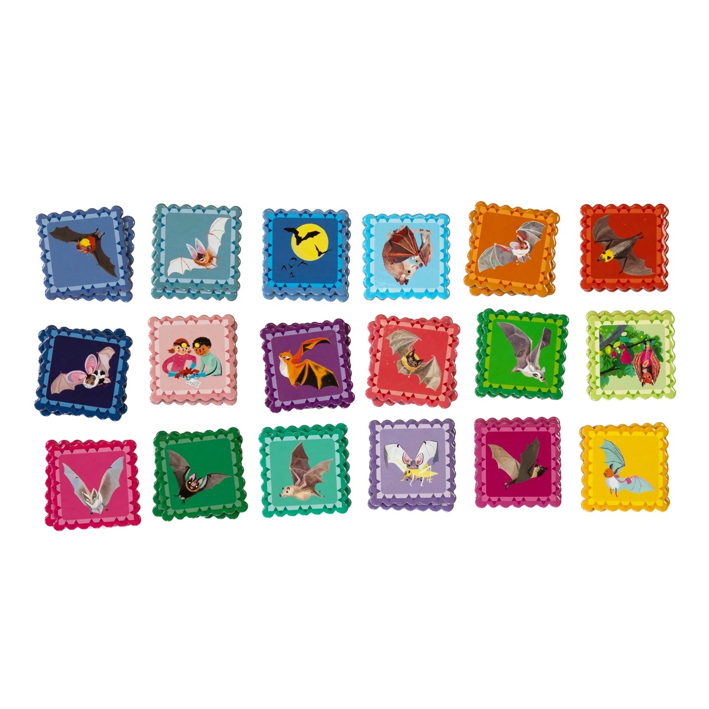eeBoo Bats Memory & Matching Game