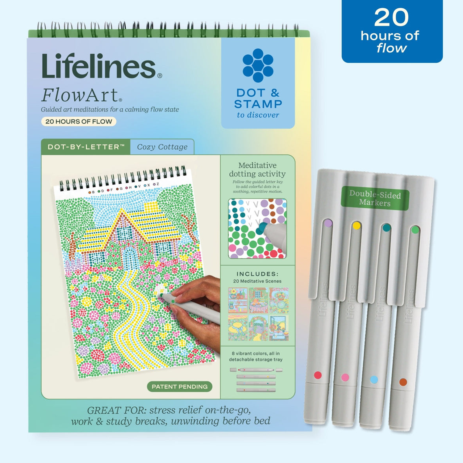 LFELNE FlowArt Dot-By-Letter - Cozy Cottage