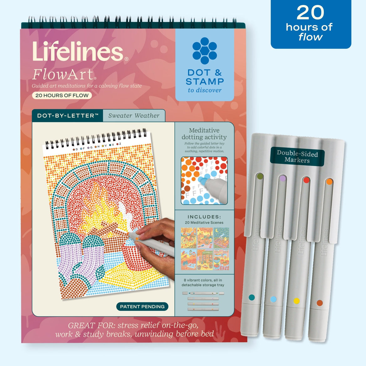 LFELNE FlowArt Dot-By-Letter - Sweater Weather