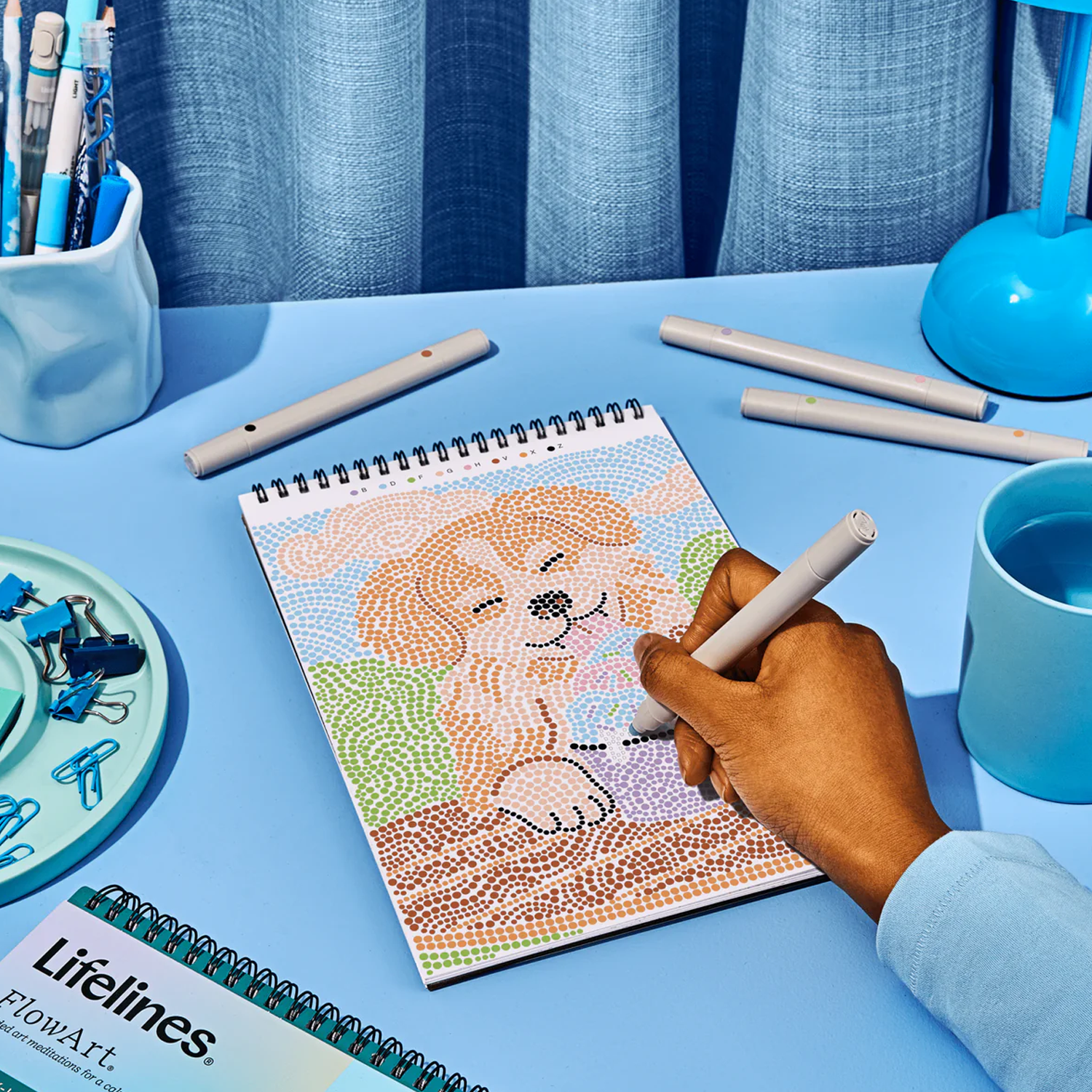 LFELNE FlowArt Dot-By-Letter - Wags and Whiskers