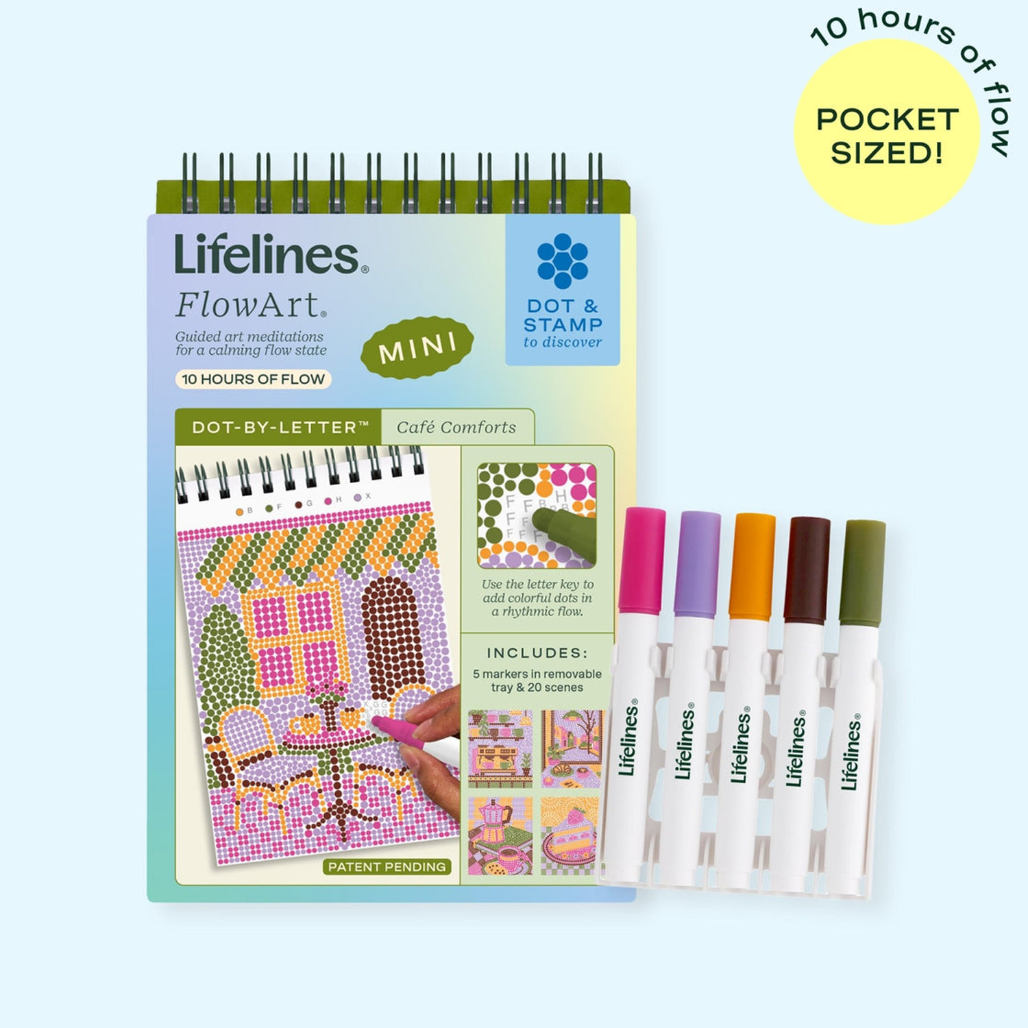 LFELNE FlowArt Mini Dot-by-Letter - Café Comforts