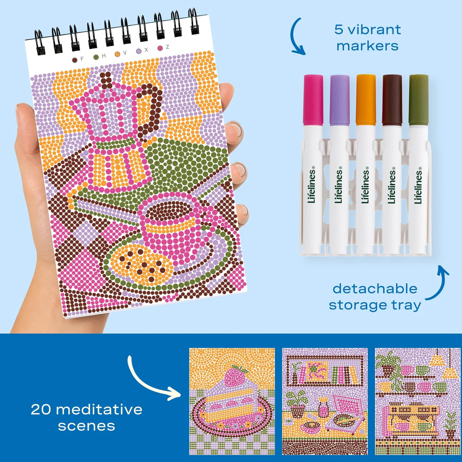LFELNE FlowArt Mini Dot-by-Letter - Café Comforts