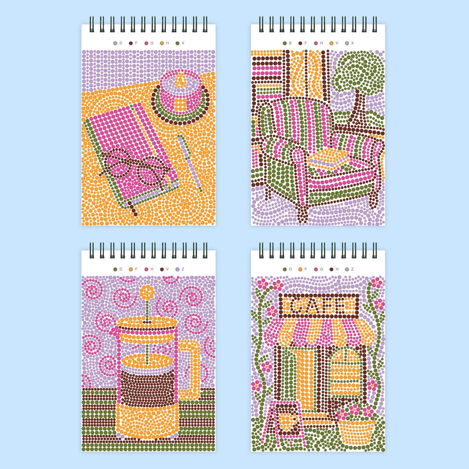LFELNE FlowArt Mini Dot-by-Letter - Café Comforts