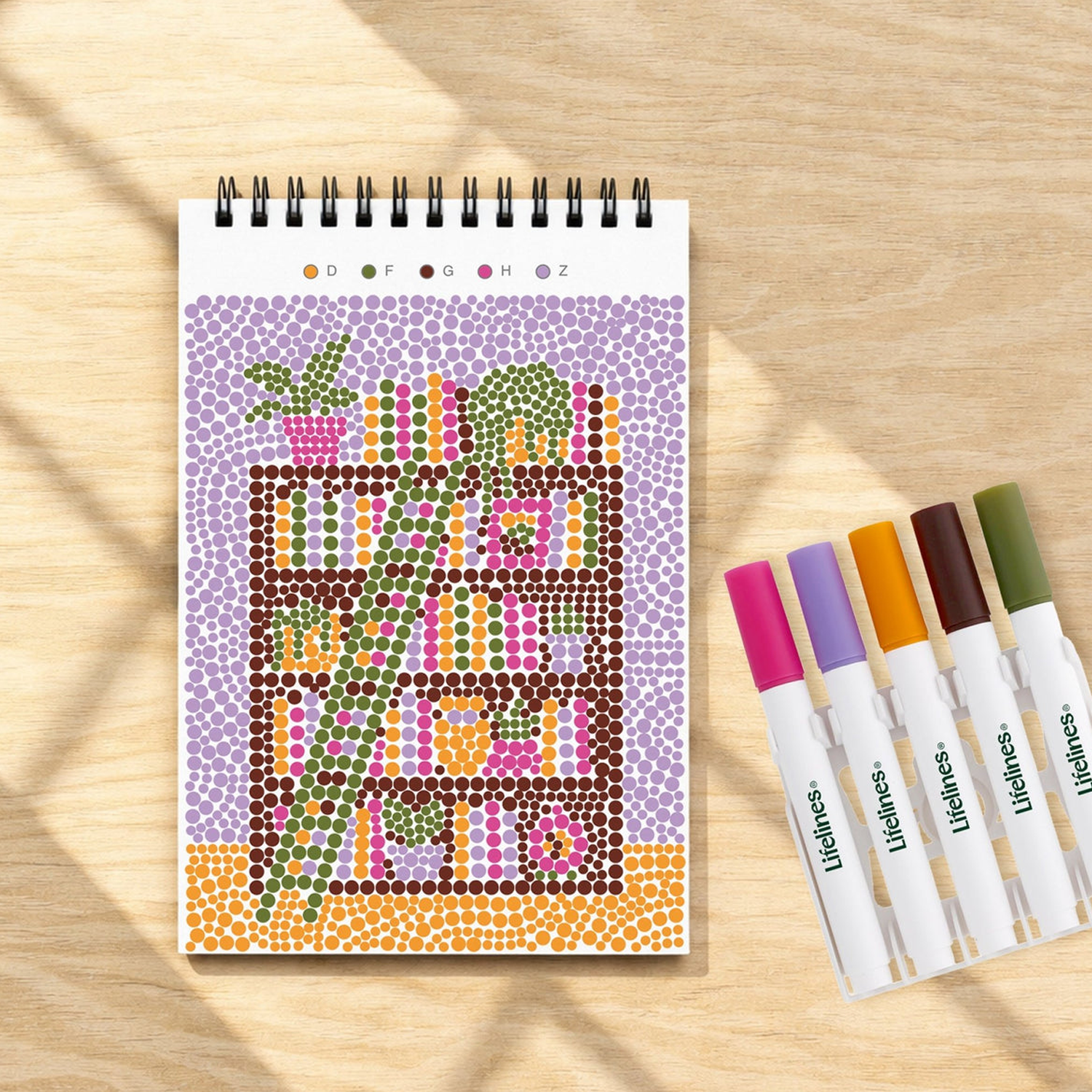 LFELNE FlowArt Mini Dot-by-Letter - Café Comforts
