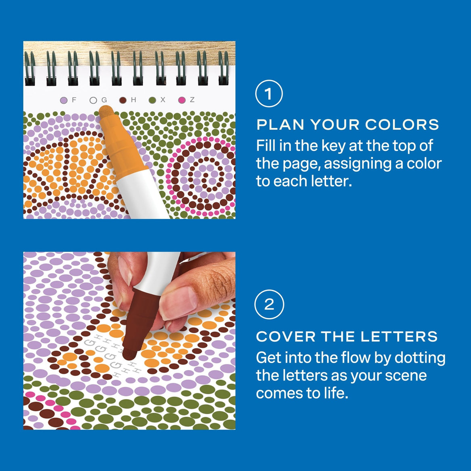 LFELNE FlowArt Mini Dot-by-Letter - Café Comforts