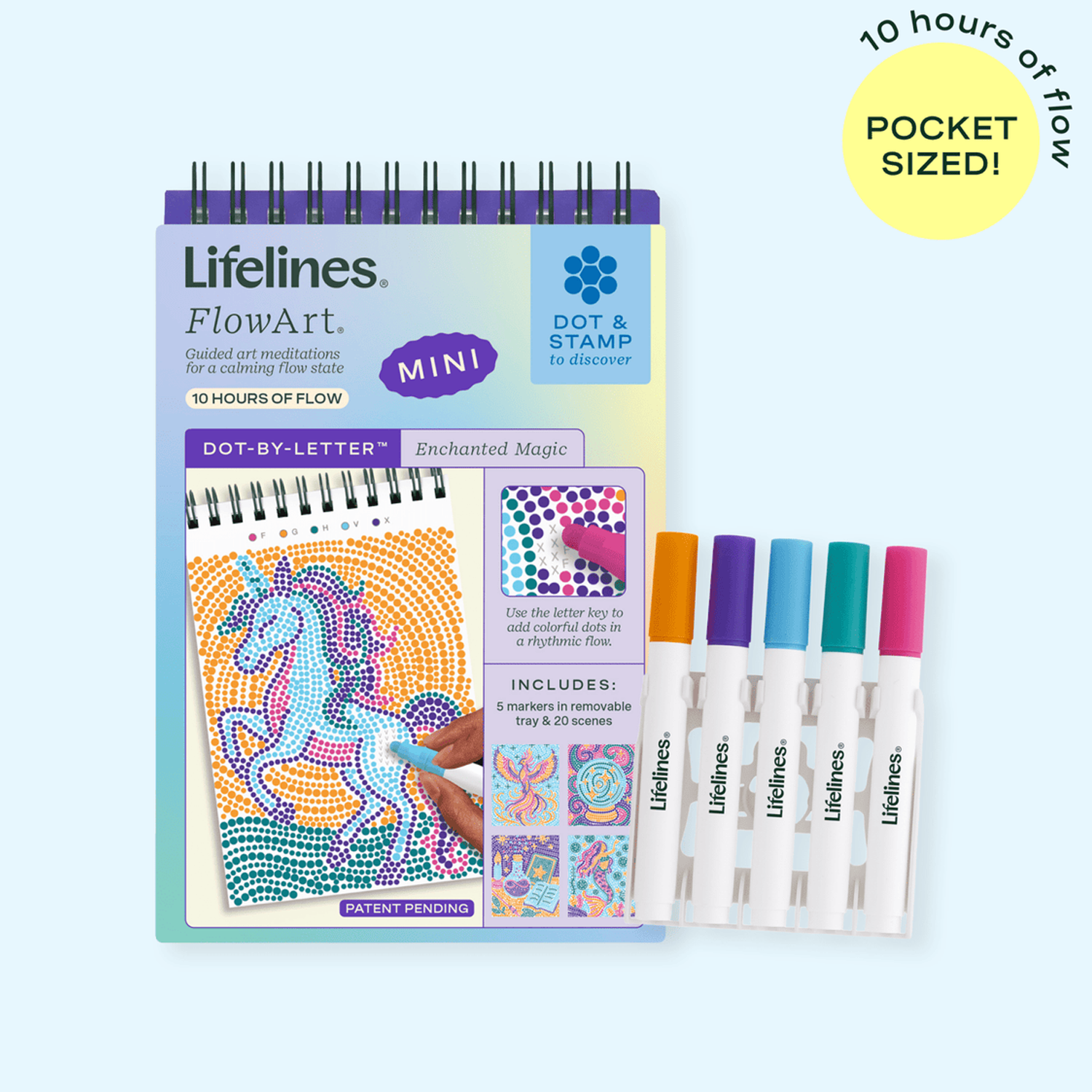 LFELNE FlowArt Mini Dot-by-Letter - Enchanted Magic