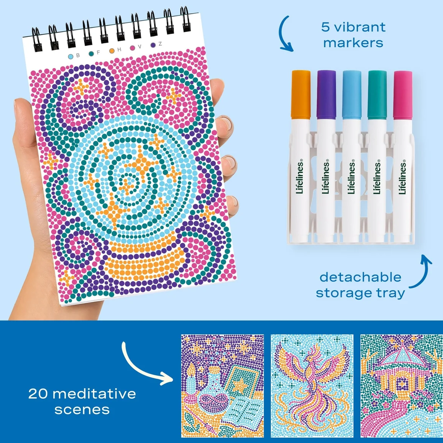 LFELNE FlowArt Mini Dot-by-Letter - Enchanted Magic