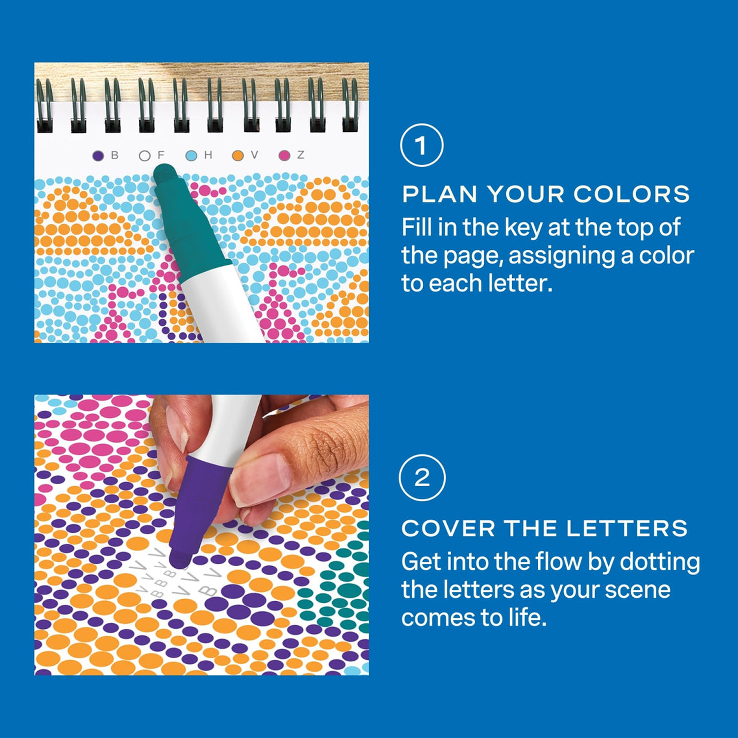 LFELNE FlowArt Mini Dot-by-Letter - Enchanted Magic
