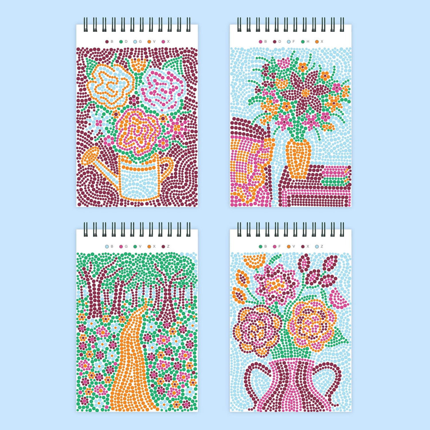 LFELNE FlowArt Mini Dot-by-Letter - Pretty Petals
