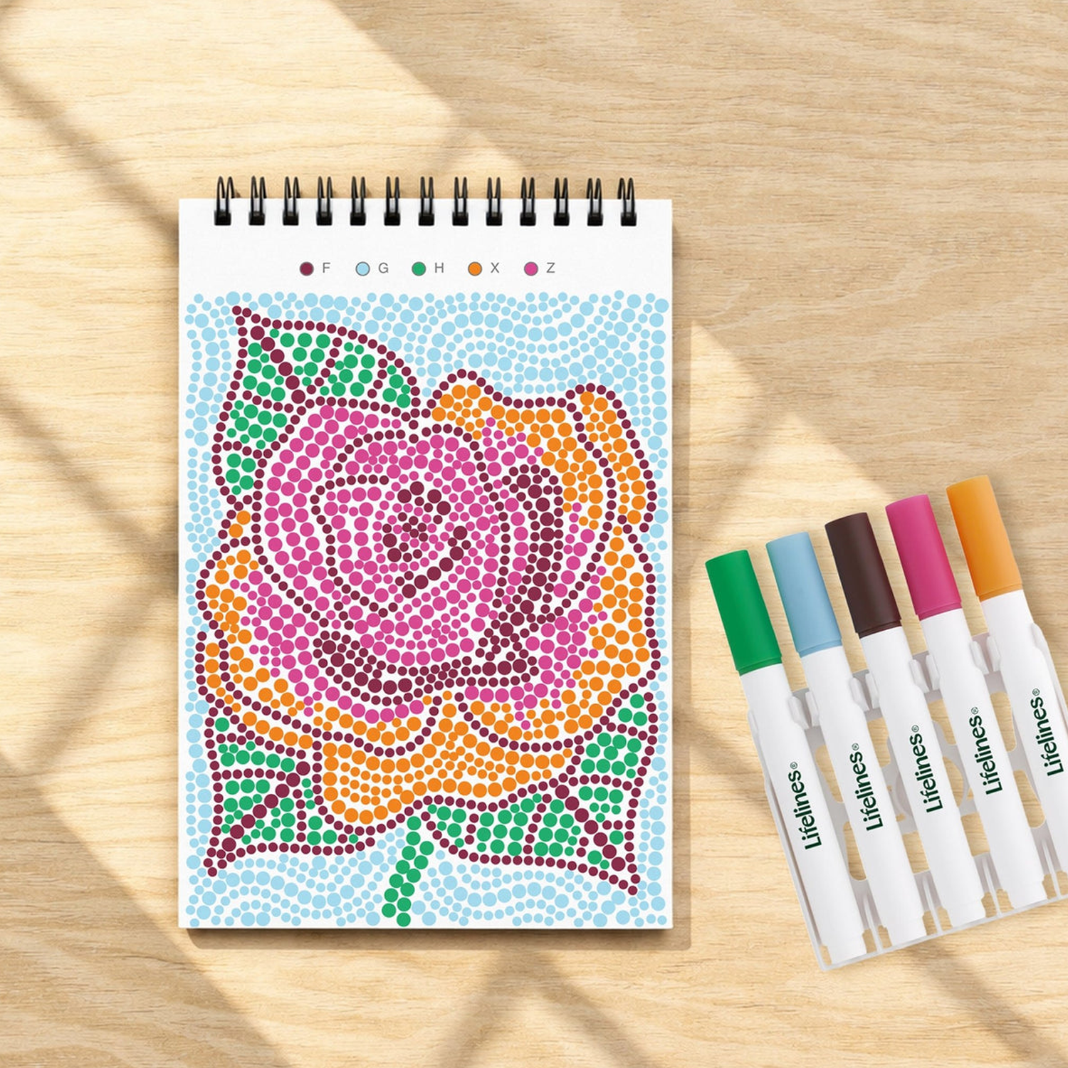 LFELNE FlowArt Mini Dot-by-Letter - Pretty Petals