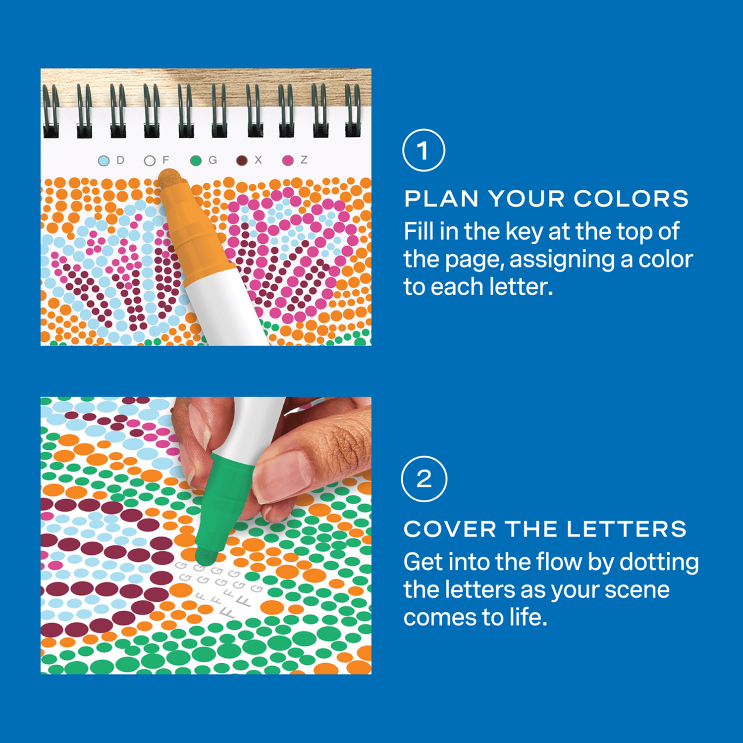 LFELNE FlowArt Mini Dot-by-Letter - Pretty Petals