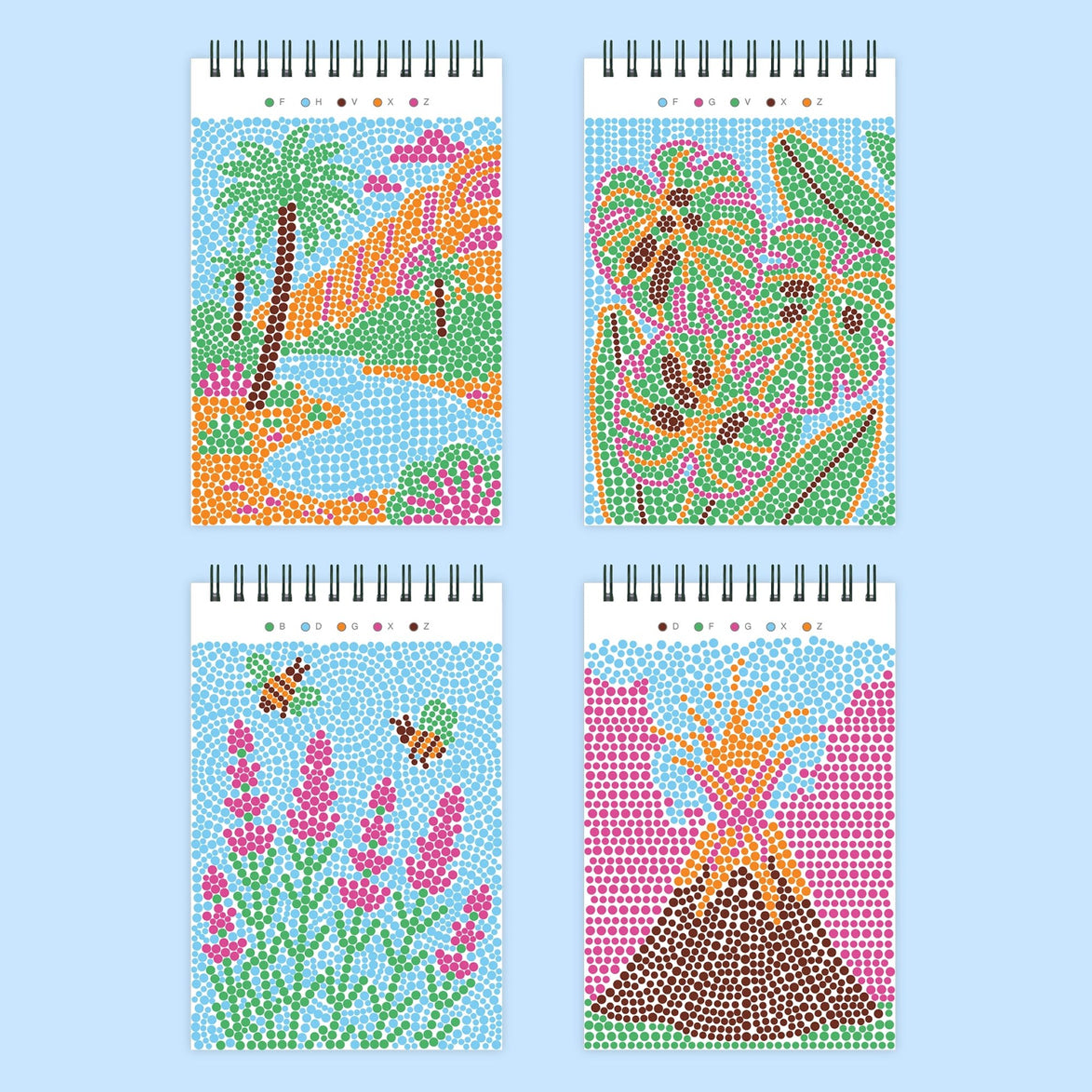 LFELNE FlowArt Mini Dot-by-Letter - Nature's Wonders