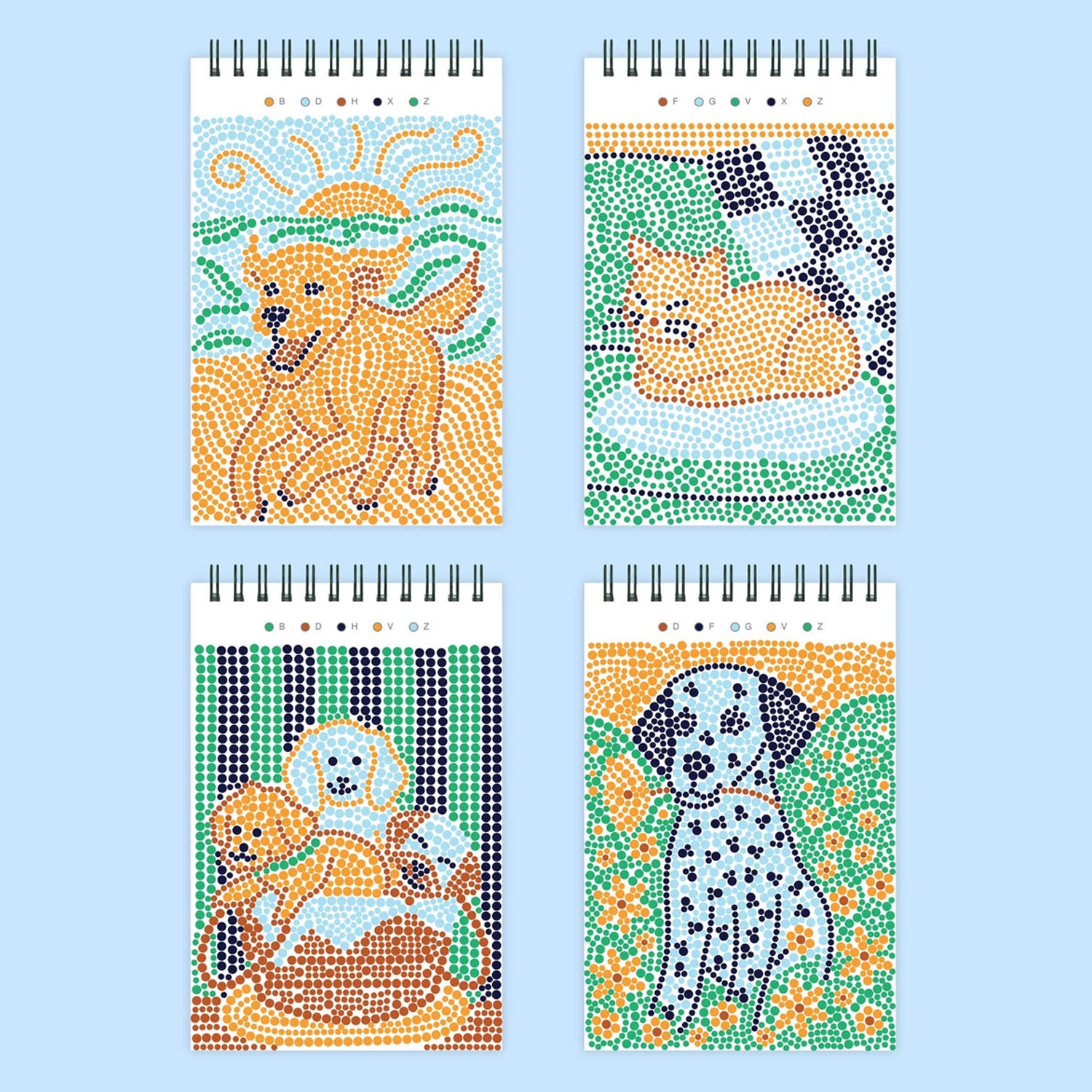 LFELNE FlowArt Mini Dot-by-Letter - Furry Friends