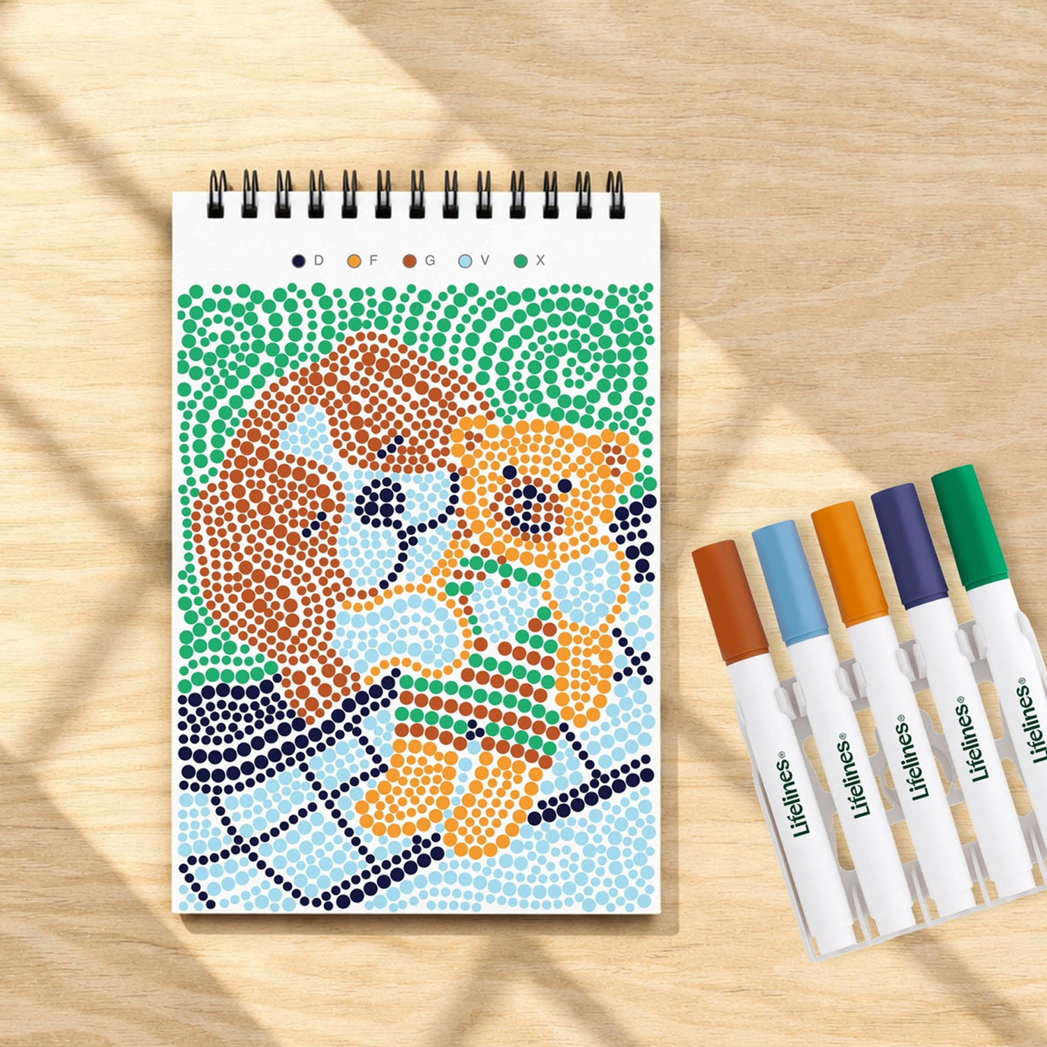 LFELNE FlowArt Mini Dot-by-Letter - Furry Friends