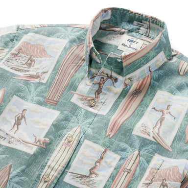 Reyn Spooner Surf History Camp Shirt    