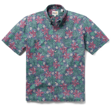 Reyn Spooner Pahala Camp Shirt Navy S  805766245272